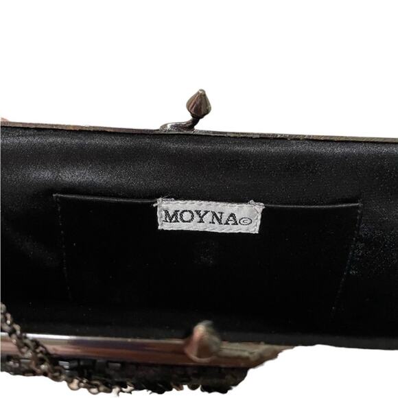 New Monya New With Tags Black Beaded Crossbody - Picture 3 of 4